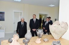 Qəbələ Arxeoloji Mərkəzinin açılışı olub (FOTO)