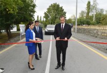 Mirzəbəyli-Çuxur Qəbələ-Dizaxlı-Çarxana avtomobil yolu istifadəyə verilib (FOTO)
