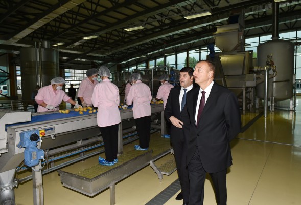 Prezident İlham Əliyev Gilan Qida Şəhərciyi ilə tanış olub (FOTO)