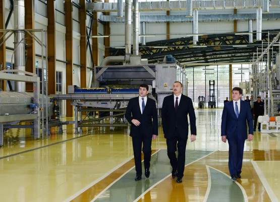 Prezident İlham Əliyev Gilan Qida Şəhərciyi ilə tanış olub (FOTO)