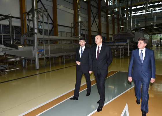 Prezident İlham Əliyev Gilan Qida Şəhərciyi ilə tanış olub (FOTO)