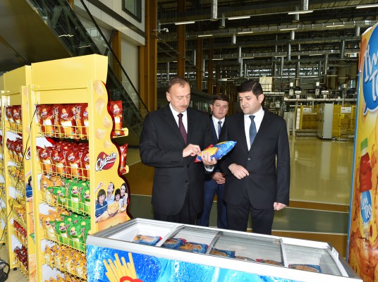 Prezident İlham Əliyev Gilan Qida Şəhərciyi ilə tanış olub (FOTO)