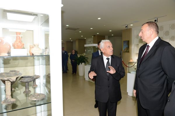 Qəbələ Arxeoloji Mərkəzinin açılışı olub (FOTO)