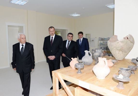 Qəbələ Arxeoloji Mərkəzinin açılışı olub (FOTO)