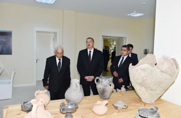 Qəbələ Arxeoloji Mərkəzinin açılışı olub (FOTO)