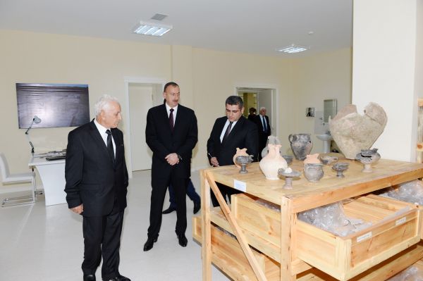 Qəbələ Arxeoloji Mərkəzinin açılışı olub (FOTO)