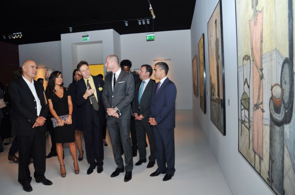 Leyla Əliyeva Bakıda məşhur fransız rəssamı Bernar Buffenin fərdi sərgisinin açılış mərasimində iştirak edib (FOTO)