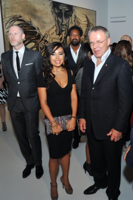 Leyla Əliyeva Bakıda məşhur fransız rəssamı Bernar Buffenin fərdi sərgisinin açılış mərasimində iştirak edib (FOTO)