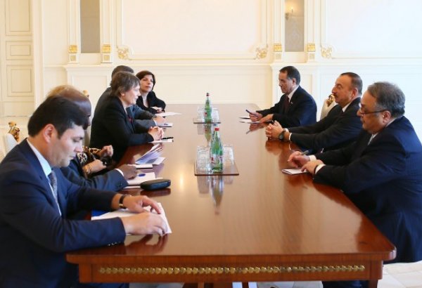 İlham Əliyev BMT İnkişaf Proqramının rəhbərini qəbul edib (FOTO)