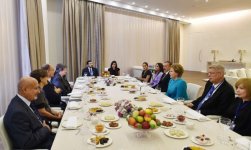 Prezident İlham Əliyev və xanımı IV Bakı Beynəlxalq Humanitar Forumunun açılış mərasimində iştirak ediblər (FOTO)