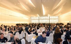 İlham Əliyevin adından IV Bakı Beynəlxalq Humanitar Forumunun iştirakçılarının şərəfinə nahar verilib (FOTO)