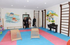 Mehriban Əliyeva Nizami rayonunda əsaslı təmirdən sonra körpələr evi-uşaq bağçasının açılışında iştirak edib (FOTO)