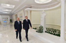 Prezident İlham Əliyev Xırdalanda Heydər Əliyev Mərkəzinin açılışında iştirak edib (FOTO)