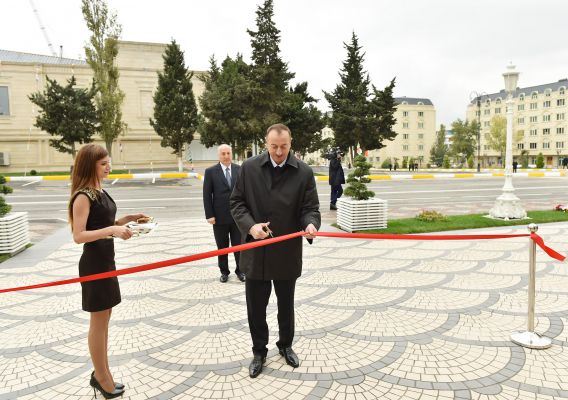 Prezident İlham Əliyev Xırdalanda şahmat məktəbinin açılışında iştirak edib (FOTO)