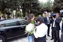 Leyla Əliyeva sağlamlıq imkanları məhdud uşaqlar üçün 5 nömrəli respublika xüsusi internat məktəbində olub (FOTO)