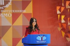 Leyla Əliyeva Moskva Dövlət Beynəlxalq Münasibətlər İnstitutunun yubileyinə həsr olunmuş II Beynəlxalq forumda iştirak edib (FOTO)