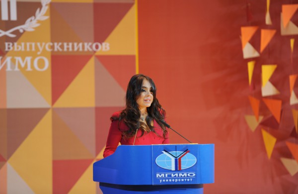 Leyla Əliyeva Moskva Dövlət Beynəlxalq Münasibətlər İnstitutunun yubileyinə həsr olunmuş II Beynəlxalq forumda iştirak edib (FOTO)