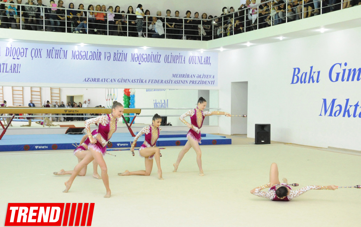 Bakı Gimnastika Məktəbində "Gimnastika axşamı" keçirilib (FOTO)