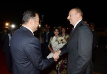 Azərbaycan Prezidenti İlham Əliyev Tacikistana rəsmi səfərə gəlib (FOTO)