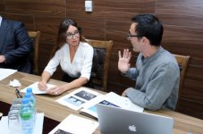 Mehriban Əliyeva Avropa Oyunları Əməliyyat Komitəsinin ofisində yaradılan şəraitlə tanış olub (FOTO)