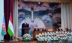 Prezident İlham Əliyevə Tacikistan Milli Universitetinin Fəxri Doktoru diplomu təqdim olunub (ƏLAVƏ OLUNUB) (FOTO)