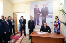 Prezident İlham Əliyevə Tacikistan Milli Universitetinin Fəxri Doktoru diplomu təqdim olunub (ƏLAVƏ OLUNUB) (FOTO)