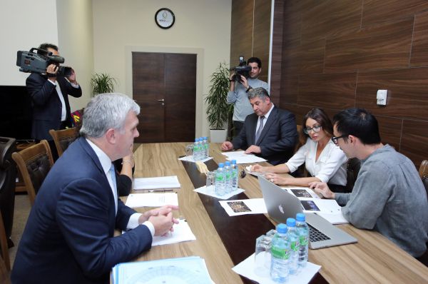 Mehriban Əliyeva Avropa Oyunları Əməliyyat Komitəsinin ofisində yaradılan şəraitlə tanış olub (FOTO)