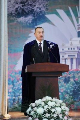 Prezident İlham Əliyevə Tacikistan Milli Universitetinin Fəxri Doktoru diplomu təqdim olunub (ƏLAVƏ OLUNUB) (FOTO)