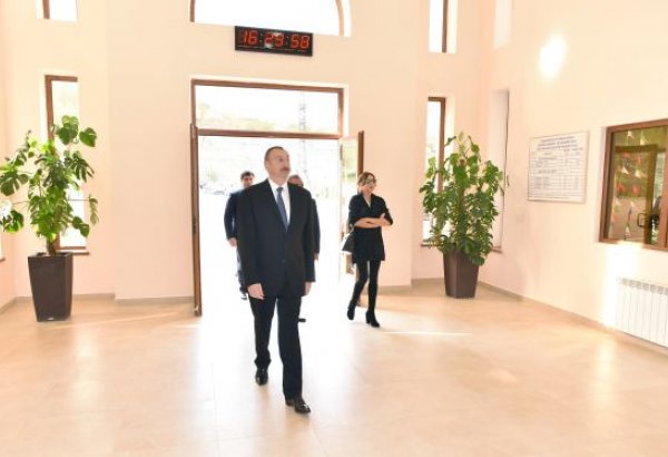 Daşkəsəndə yeni avtovağzal kompleksi istifadəyə verilib (FOTO)