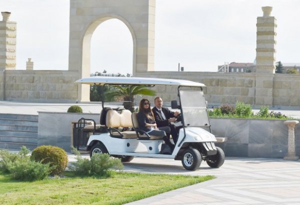 Gəncədə Heydər Əliyev Parkı ilə tanışlıq (FOTO)