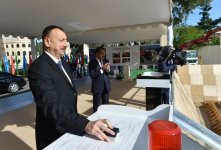 Gəncə Dövlət Dram Teatrının yeni binasının təməli qoyulub (FOTO)