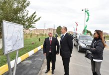 Goranboy-Yuxarı Ağcakənd avtomobil yolunun açılışı olub (FOTO)