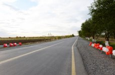 Goranboy-Yuxarı Ağcakənd avtomobil yolunun açılışı olub (FOTO)