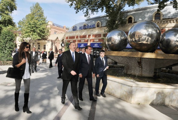 Prezident İlham Əliyev: Hər dəfə burada olanda görürəm ki, Gəncə daha gözəl şəhərə çevrilib (FOTO)