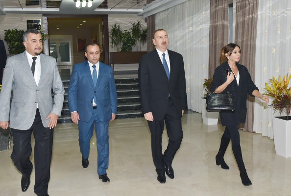 Prezident İlham Əliyev və xanımı “Naftalan Hotel by Rixos” otelinin yeni korpusunda yaradılan şəraitlə tanış olublar (FOTO)