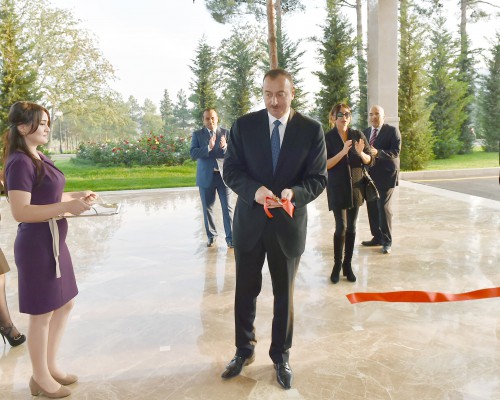 İlham Əliyev: Naftalan dünya miqyasında turizm mərkəzinə çevrilir (FOTO)