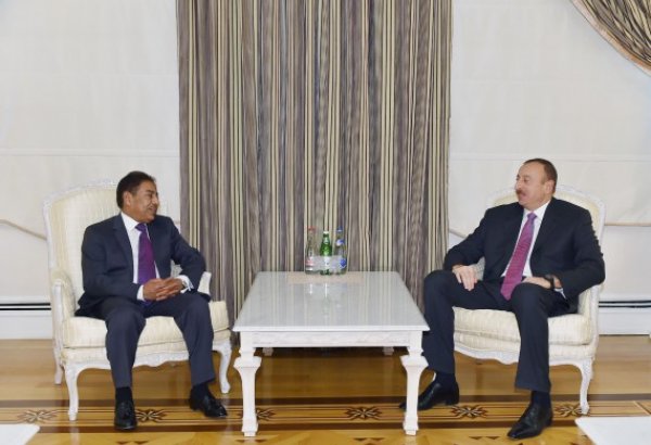 Prezident İlham Əliyev Qətərin Azərbaycandakı səfirini qəbul edib