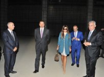 Prezident İlham Əliyev və xanımı Stend Atıcılığı İdman Kompleksində tikinti işlərinin gedişi ilə tanış olublar (FOTO)
