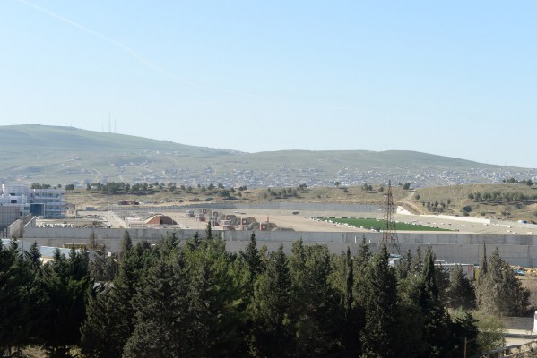 Prezident İlham Əliyev və xanımı Stend Atıcılığı İdman Kompleksində tikinti işlərinin gedişi ilə tanış olublar (FOTO)