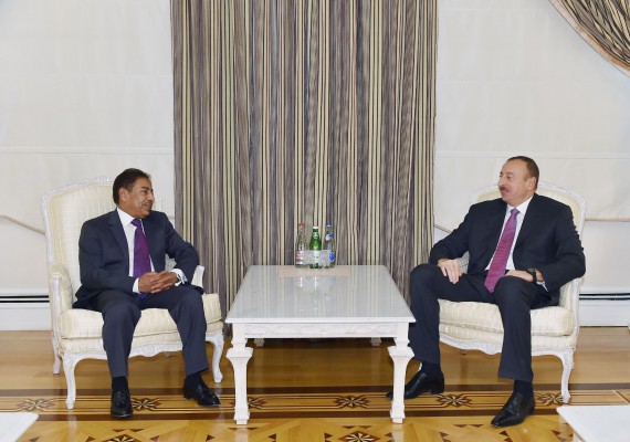 Prezident İlham Əliyev Qətərin Azərbaycandakı səfirini qəbul edib