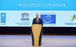 Prezident İlham Əliyev: Вəzi hallarda beynəlxalq təşkilatların qətnamələri bir neçə gün ərzində yerinə yetirilir (ƏLAVƏ OLUNUB) (FOTO)