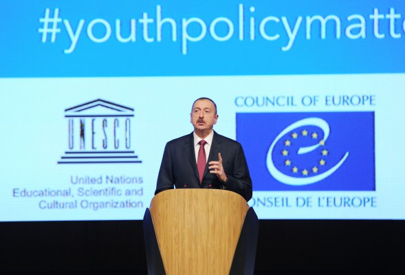 Prezident İlham Əliyev: Вəzi hallarda beynəlxalq təşkilatların qətnamələri bir neçə gün ərzində yerinə yetirilir (ƏLAVƏ OLUNUB) (FOTO)