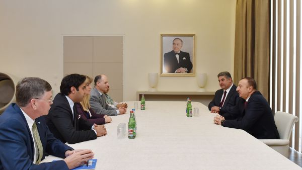 Prezident İlham Əliyev beynəlxalq təşkilatların nümayəndələrini qəbul edib