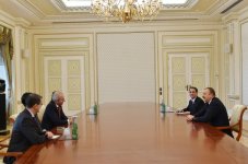 Prezident İlham Əliyev Böyük Britaniyanın Avropa məsələləri üzrə nazirini qəbul edib (FOTO)