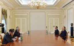 Prezident İlham Əliyev Böyük Britaniyanın Avropa məsələləri üzrə nazirini qəbul edib (FOTO)