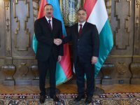Prezident İlham Əliyevin və Macarıstanın Baş naziri Viktor Orbanın geniş tərkibdə görüşü olub  (FOTO)