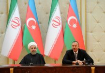 Azərbaycan-İran sənədlərinin imzalanma mərasimi olub (FOTO)