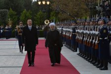 İran Prezidenti Həsən Ruhaninin rəsmi qarşılanma mərasimi olub (FOTO)