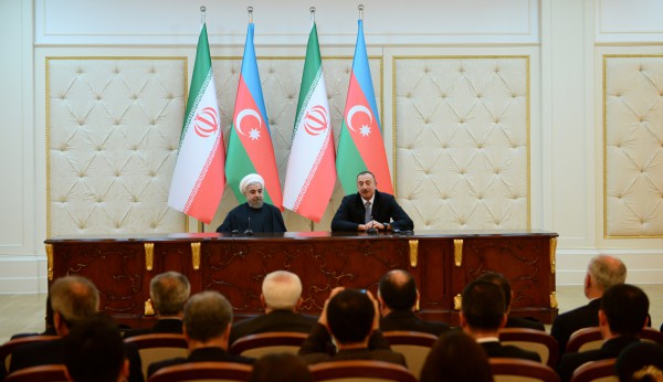 Azərbaycan-İran sənədlərinin imzalanma mərasimi olub (FOTO)