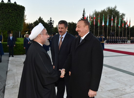 İran Prezidenti Həsən Ruhaninin rəsmi qarşılanma mərasimi olub (FOTO)